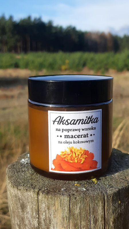 macerat olejowy z aksamitki
